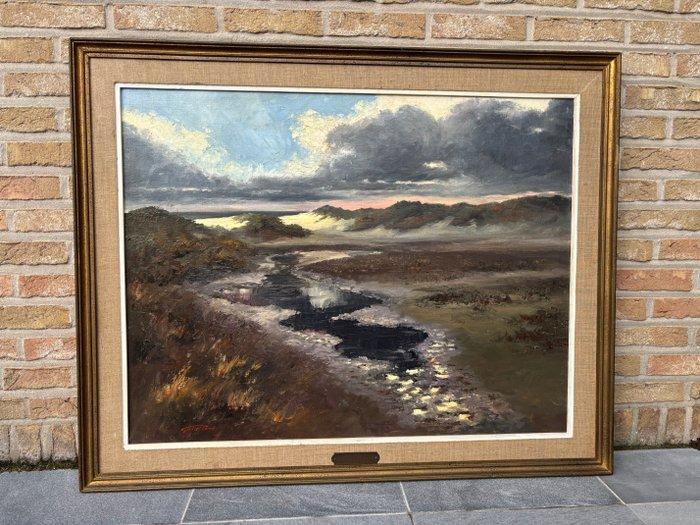 Belgische school (XX) - Duinen in de Westhoek, Antiek en Kunst, Kunst | Schilderijen | Klassiek