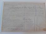 Louis XVI [Secrétaire] - Ancien acte de nomination signé -, Verzamelen, Nieuw