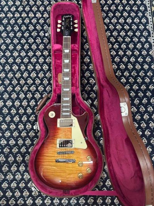 Epiphone - Les Paul Standard 50s, Heritage Cherry Sunburst -, Muziek en Instrumenten, Snaarinstrumenten | Gitaren | Akoestisch