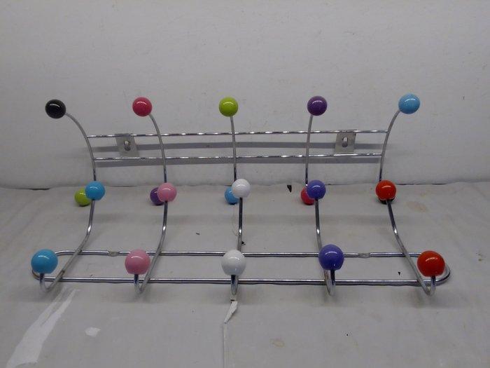 Kapstok (2) - Plastic, Staal - Sputnik, Antiek en Kunst, Curiosa en Brocante
