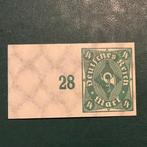 Empire allemand 1922 - NO RP : 4 Mark Posthorn non perforé, Postzegels en Munten, Gestempeld