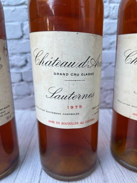 1975 Château dArche - Sauternes Grand Cru Classé, Sauternes, Verzamelen, Wijnen