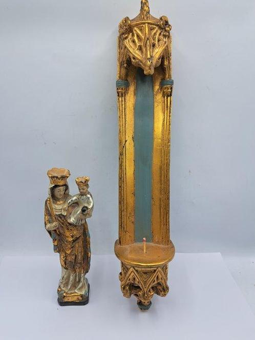 Gebr.Paridon - Wandtafel - Gesigneerd - Gips, Verguld -, Antiek en Kunst, Kunst | Niet-Westerse kunst