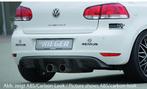 Rieger diffuser | VW Golf 6 VI 2008-2012 | ABS | dubbel, Ophalen of Verzenden