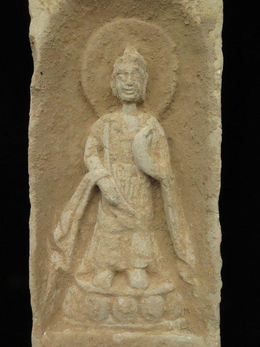 Oud-Chinees - Noordelijke Wei-dynastie Steen versierde, Antiek en Kunst, Antiek | Overige Antiek