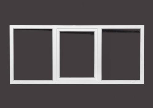 PVC raam vast-draaikiep-vast b.250xh.110 Renovatieprofiel., Doe-het-zelf en Bouw, Glas en Ramen, Dubbelglas, Nieuw, Gevelraam of Ruit