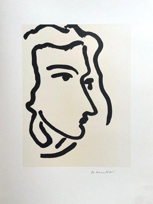 Henri Matisse (after) - Nadia regardant à droite -, Antiek en Kunst, Kunst | Tekeningen en Fotografie