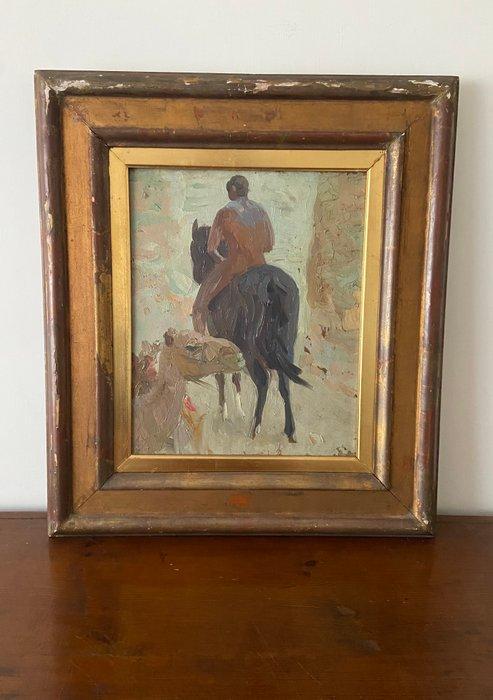 Franse school (XIX) - Scena orientalista, Antiquités & Art, Art | Peinture | Classique