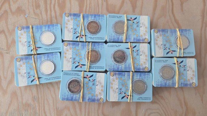 België. 2 Euro 2024 Présidence Européenne (100 coincards), Postzegels en Munten, Munten | Europa | Euromunten