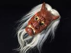 Furyumen / Japanese Vintage Wooden Demon Mask - Beeld, Antiek en Kunst