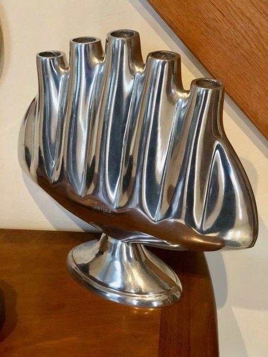 Vaas - Aluminium, Antiquités & Art, Curiosités & Brocante