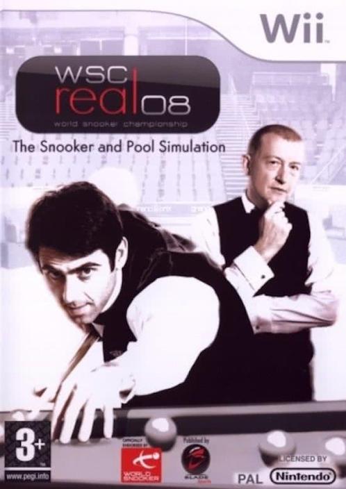 WSC Real 08 Snooker (wii tweedehands game), Consoles de jeu & Jeux vidéo, Consoles de jeu | Nintendo Wii, Enlèvement ou Envoi