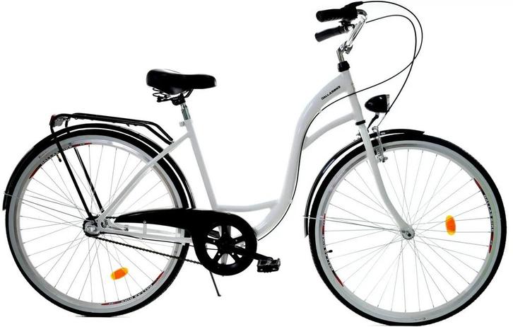 Meisjesfiets - 26 inch - met 3 versnellingen - wit zwart, Fietsen en Brommers, Fietsen | Kinderfietsjes, Nieuw, Ophalen of Verzenden