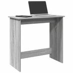 vidaXL Bureau 80x40x75 cm bewerkt hout grijs sonoma, Verzenden