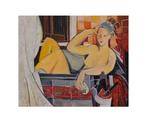 Postcubist School (XX) - The serene bath