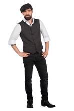 Roaring Twenties 20S Verkleedset Heren Gillet En Pet, Verzenden, Nieuw