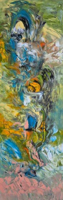 Frédérique Cantais (1966) - Jungle, Antiek en Kunst, Kunst | Schilderijen | Modern