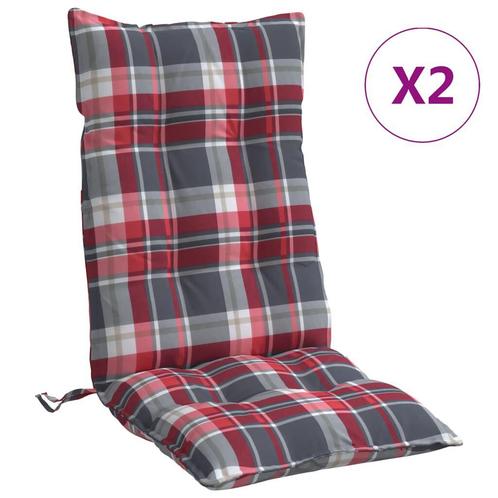 Rode Tuinkussens Hoge Rug | Retour Deal | 40% Korting, Tuin en Terras, Tuinmeubel-accessoires, Nieuw, Verzenden