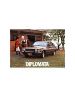 1980 CHEVROLET DIPLOMATA LEAFLET BRAZILIAANS, Boeken, Ophalen of Verzenden, Nieuw