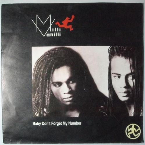 Milli Vanilli - Baby dont forget my number - Single, CD & DVD, Vinyles Singles, Single, Pop