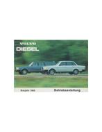 1983 VOLVO 240 DIESEL INSTRUCTIEBOEKJE DUITS, Ophalen of Verzenden