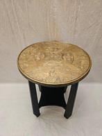 Bijzettafel - Art Deco Bijzettafel met Lager Onderblad