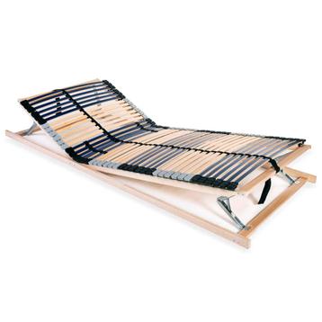 vidaXL Lattenbodem met 42 latten 7 zones 90x200 cm, Huis en Inrichting, Verzenden, Nieuw