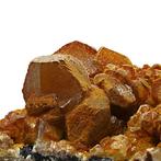 Rara calciet oranje, grote kristallen, Frankrijk Kristallen, Verzamelen, Mineralen en Fossielen