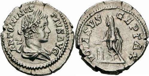 Roemisches Kaiserreich Caracalla Denar Rom 201-206 Vota S..., Postzegels en Munten, Munten en Bankbiljetten | Verzamelingen, Verzenden