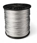 Staalkabel 5 mm 400 meter op katrol, Tuin en Terras, Verzenden, Nieuw