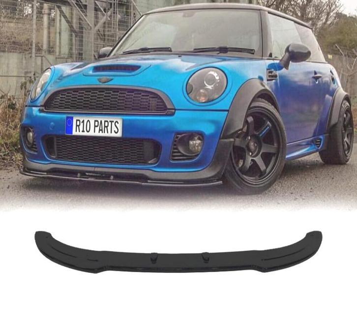 SPOILER LAME AVANT MINI R55 R56 R57 JCW 06-14 NOIR, Auto-onderdelen, Carrosserie, Verzenden