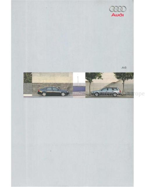 1999 AUDI A6 BROCHURE DUITS, Livres, Autos | Brochures & Magazines, Enlèvement ou Envoi