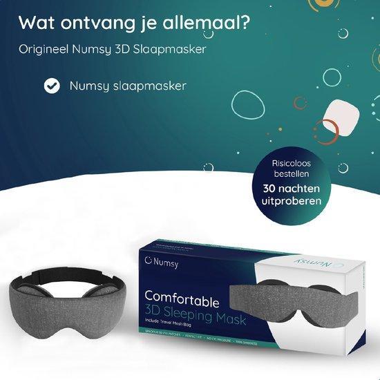2dekans | Numsy Slaapmasker Vrouwen en Mannen - Oogmasker, Boeken, Reisgidsen, Ophalen of Verzenden