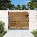 vidaXL Poort 85x75 cm vierkant cortenstaal, Tuin en Terras, Tuinpoorten, Verzenden, Nieuw