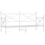 Daybed staal wit | Tweede Kansje | OP = OP, Huis en Inrichting, Eenpersoons, Verzenden, Nieuw, 75 tot 100 cm