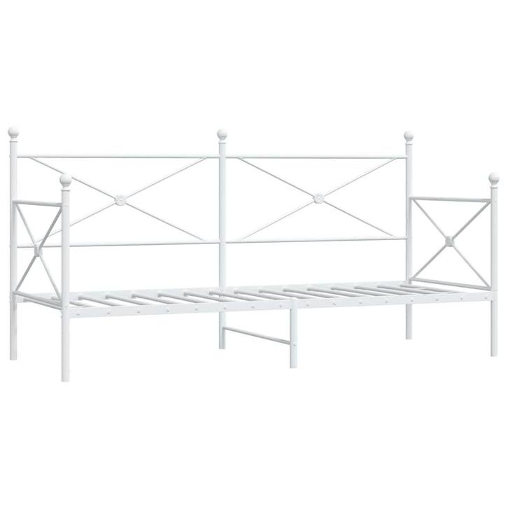 Daybed staal wit | Tweede Kansje | OP = OP, Huis en Inrichting, Zetels | Zetels, Minder dan 150 cm, 75 tot 100 cm, Nieuw, Metaal
