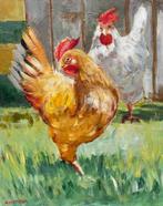 Marlena Lozinska - Sunlight Struts the Orchard Path, Antiek en Kunst