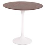 Bijzettafel Tulip Side table 50cm Bovenblad walnoot, Huis en Inrichting, Tafels | Bijzettafels, Verzenden, Nieuw