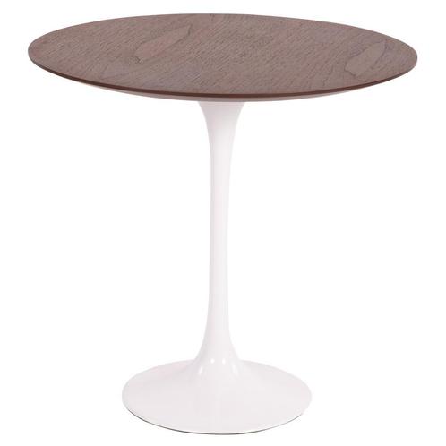Bijzettafel Tulip Side table 50cm Bovenblad walnoot, Huis en Inrichting, Tafels | Bijzettafels, Nieuw, Verzenden