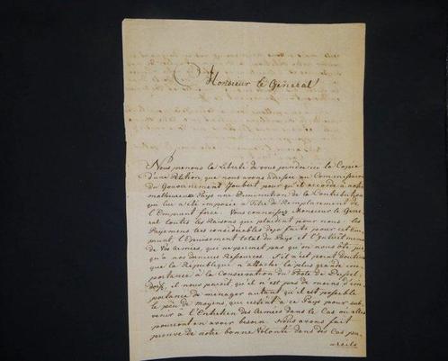 [Général Kléber] - Autographes & manuscrits - Campagne du, Verzamelen, Film en Tv