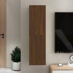 vidaXL Tv-wandmeubel 30,5x30x110 cm bruin eikenkleur, Huis en Inrichting, Kasten |Televisiemeubels, Verzenden, Nieuw