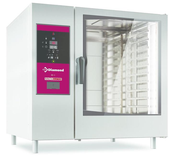 Combi-steamer | Gas | 10x GN 2/1 | Cleaning | Stoom +, Zakelijke goederen, Horeca | Keukenapparatuur, Nieuw in verpakking, Verzenden