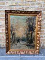 Belgische school (XX) - Winterlandschap, Antiek en Kunst, Kunst | Schilderijen | Klassiek