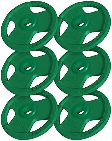 GORILLA SPORTS® Halterschijven - afzonderlijk 5kg x 6 / set, Huis en Inrichting, Overige Huis en Inrichting, Verzenden