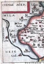 Italie - Crema, Lombardie; Ortelius / Turrini - Cremae Ager