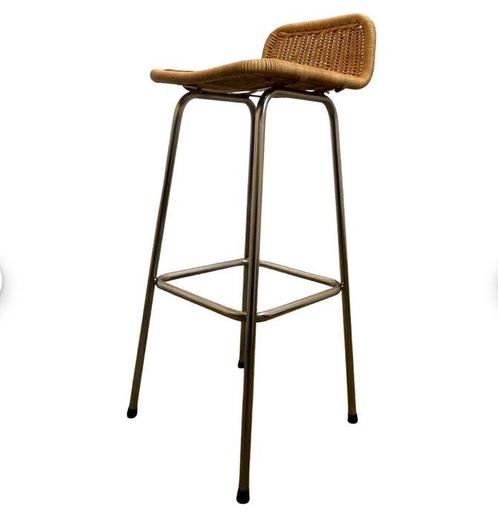 Rohé Noordwolde - Dirk van Sliedregt - Kruk - Rattan, Antiek en Kunst, Antiek | Meubels | Stoelen en Sofa's