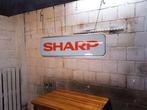 SHARP - Plaque - Vintage reclame - Aluminium, Plastic, Antiek en Kunst