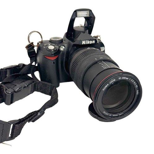 Nikon D60 + Sigma 18-200mm f/3.5-6.3 DC Digitale reflex, Audio, Tv en Foto, Fotocamera's Digitaal