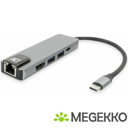 ACT AC7091 laptop dock & poortreplicator Bedraad USB 3.2 Gen, Computers en Software, Overige Computers en Software, Nieuw, Verzenden