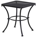 Tuinbijzettafel - Metalen koffietafel - Zwarte kleur, Tuin en Terras, Ophalen of Verzenden, Nieuw